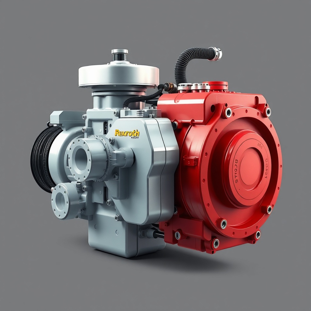 Rexroth A10VSO pompa ve 4WE valf arasında montaj uyumsuzluğu gösteren
